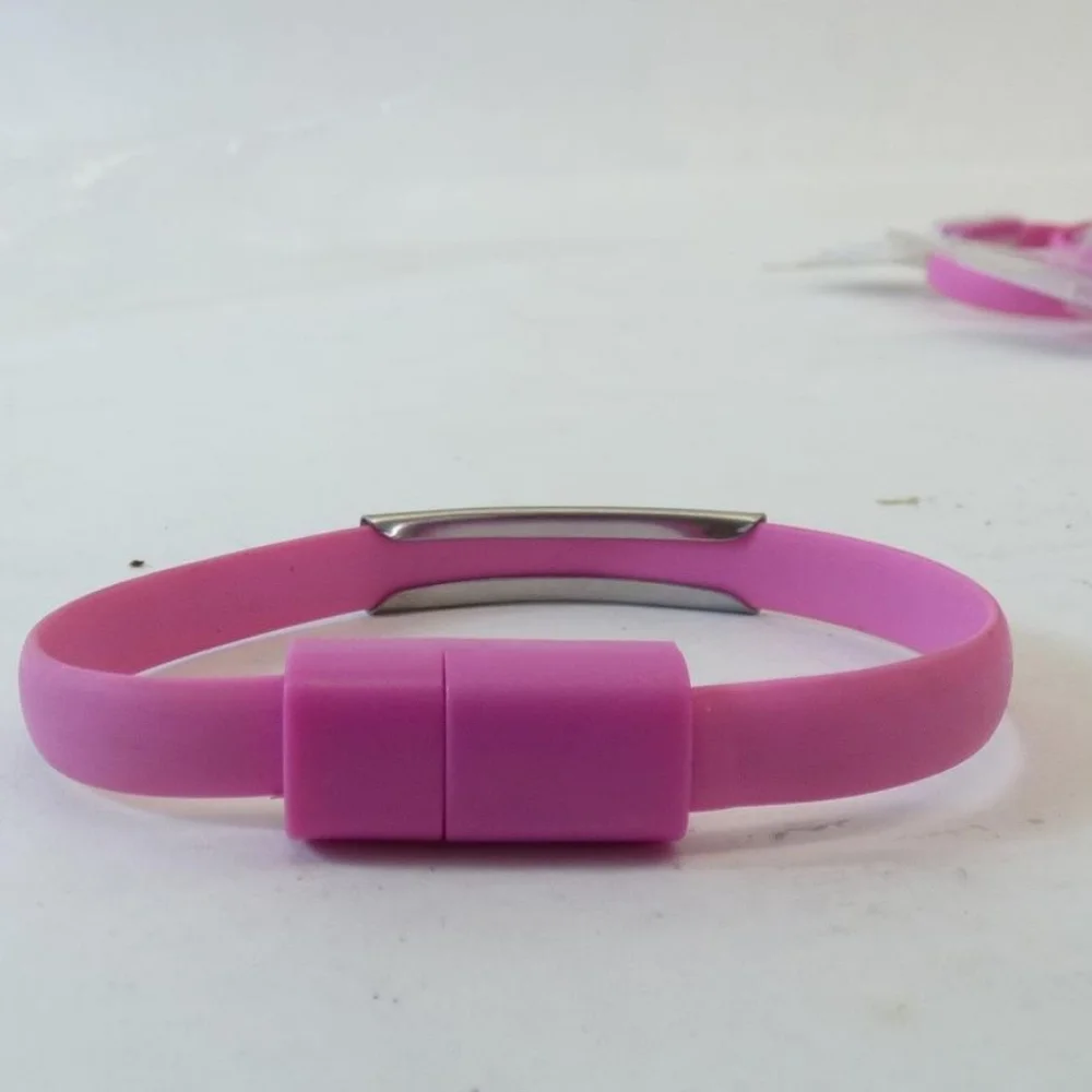 Micro USB Charge & Sync Hot Pink BarbieCore Bracelet Charger(Really Work…
